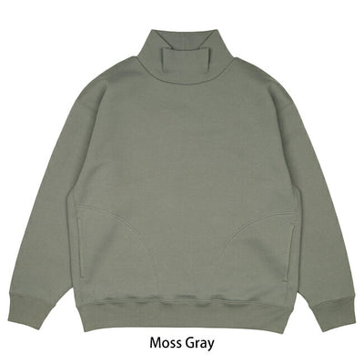 Siora yatsu-sue シオラヤツス Card board knit mockneck Sweat カードボードニットモックネックスウェット ORF23-145