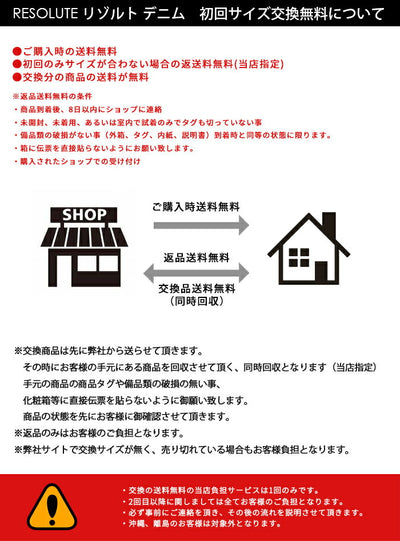 【交換送料無料】RESOLUTE リゾルト 710 ワンウォッシュ