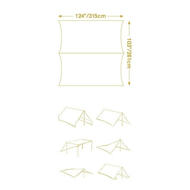 SLUMBERJACK スランバージャック Satellite Tarp DST A58755219DST