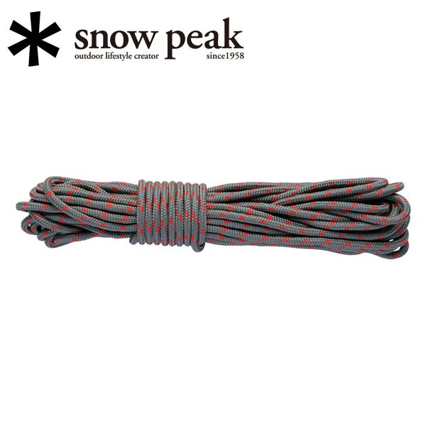 Snow Peak スノーピーク  テント/シェルター/グレーロープPro. ３mm 10mカット/AP-020