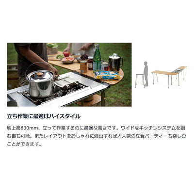 Snow Peak スノーピーク IGT アイアングリルテーブル 830脚セット CK-114