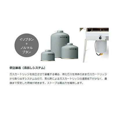 Snow Peak スノーピーク ギガパワーガス110プロイソ (3個セット) GP-110GR