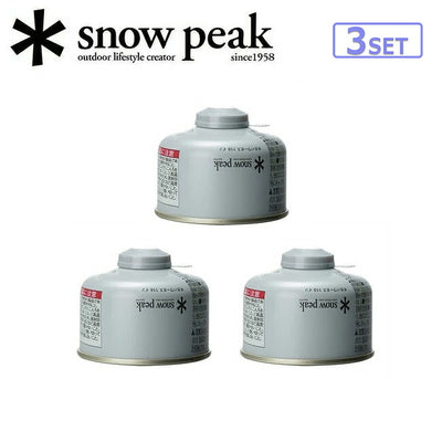Snow Peak スノーピーク ギガパワーガス110イソ (3個セット) GP-110SR