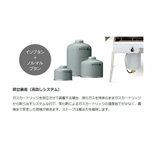 Snow Peak スノーピーク ギガパワーガス250プロイソ (3個セット) GP-250GR