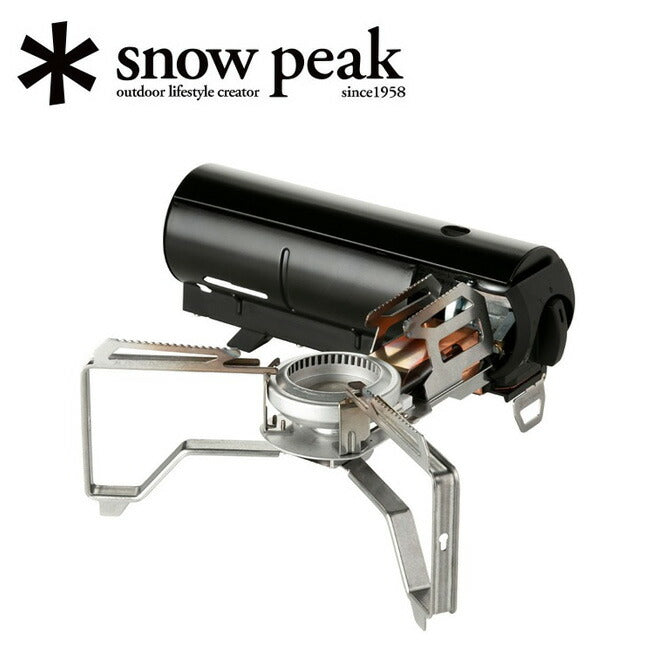 Snow Peak スノーピーク HOME＆CAMP ホームアンドキャンプ バーナー バーナー ブラック GS-600BK