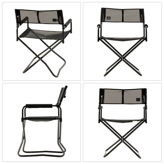 Snow Peak スノーピーク メッシュFDチェア ブラック LV-077M-BK