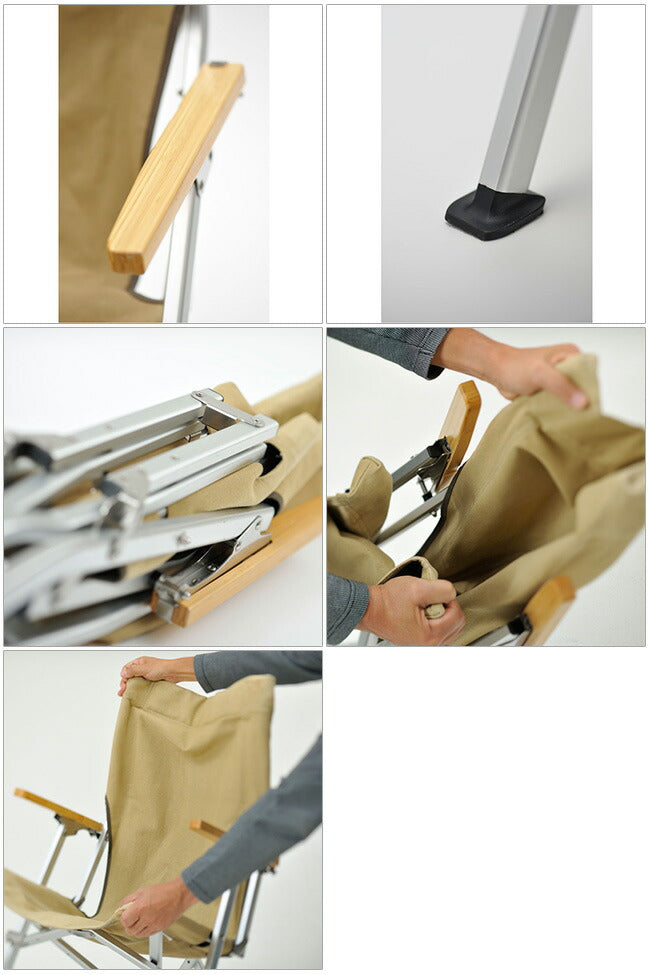 Snow Peak スノーピーク ローチェア30 カーキ LV-091KH