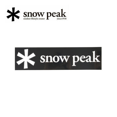 Snow Peak スノーピーク スノーピークロゴステッカーアスタリスクM NV-007