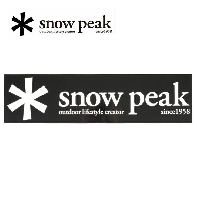 Snow Peak スノーピーク スノーピークロゴステッカーアスタリスクL NV-008