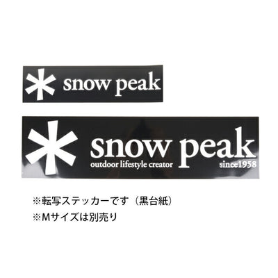 Snow Peak スノーピーク スノーピークロゴステッカーアスタリスクL NV-008
