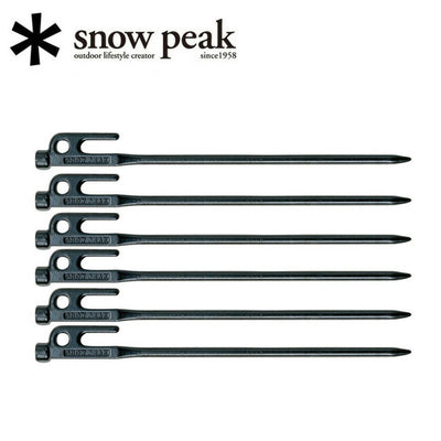 Snow Peak スノーピーク  テント スノーピーク ソリッドステーク タープ小物 スノーピーク ソリッドステーク30 6本セット/R-103-1 スノーピーク ソリッドステーク