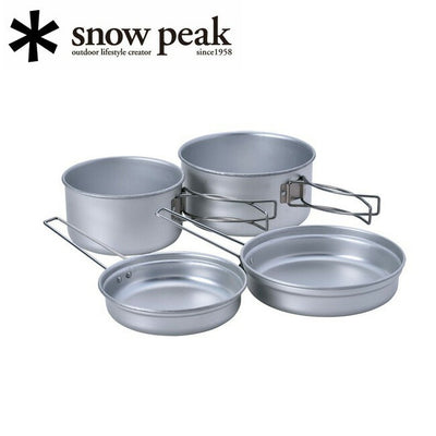 Snow Peak スノーピーク アルミパーソナルクッカーセット SCS-020R