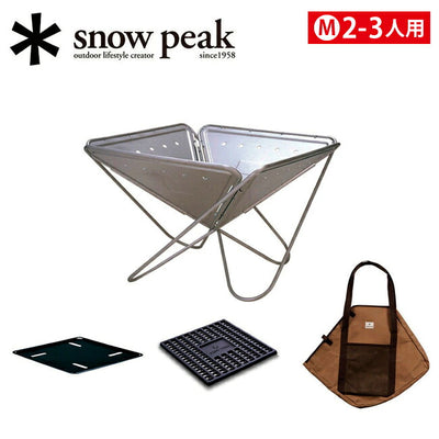 Snow Peak スノーピーク  焚火台/焚火台Mスターターセット/SET-111