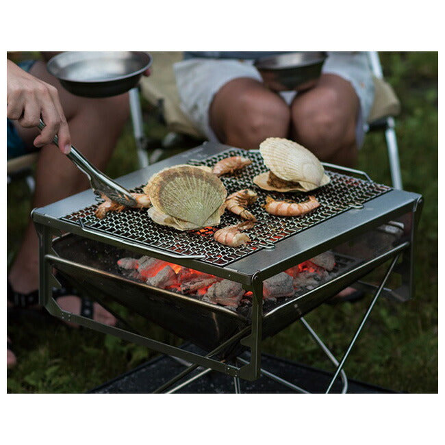 Snow Peak スノーピーク 焚火台/焼アミ Pro.M/ST-033MA – アウトドア