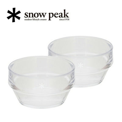 Snow Peak スノーピーク サヨウ クリア湯呑み 2個セット TW-340