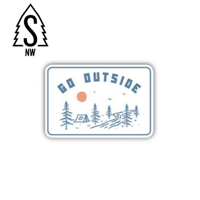 STICKERS NORTHWEST ステッカーズノースウエスト PRINTED STICKERS GO OUTSIDE 3.0 プリンテッドステッカーズゴーアウトサイド 7SNW0562LSTK 【メール便発送350円・代引不可】