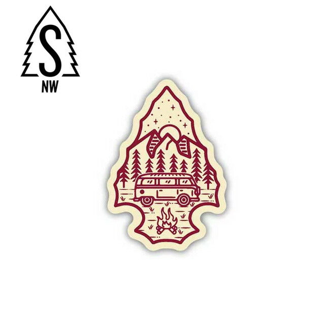 STICKERS NORTHWEST ステッカーズノースウエスト PRINTED STICKERS ARROWHEAD BUS プリンテッドステッカーズアローヘッドバス 7SNW0310LSTK 【メール便発送350円・代引不可】