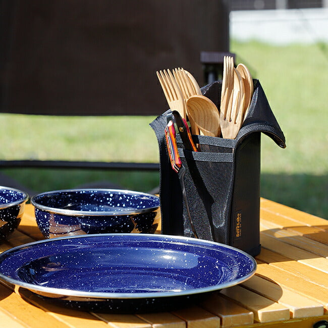 SotoLabo ソトラボ Orange別注カラー Dry mesh Cutlery case ドライメッシュカトラリーケース