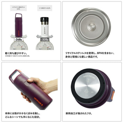 STANLEY スタンレー エアロライト真空ボトル 0.47L 11217
