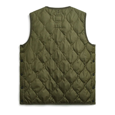 TAION タイオン Military V Neck Zip Down Vest ミリタリーVネックジップダウンベスト TAION-001ZML-1