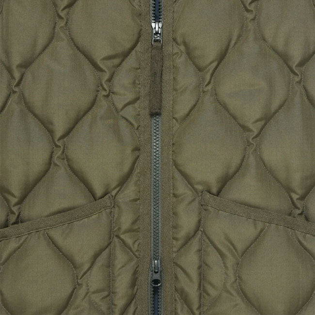 TAION タイオン Military V Neck Zip Down Vest ミリタリーVネックジップダウンベスト TAION-001ZML-1