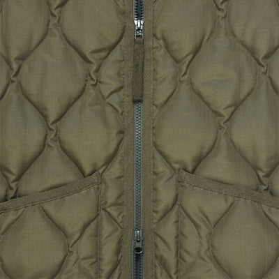 TAION タイオン Military V Neck Zip Down Vest ミリタリーVネックジップダウンベスト TAION-001ZML-1