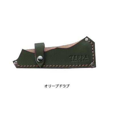 TEPPA てっぱ 焚火鉈 角田 専用革ケース オリーブドラブ MZ14027
