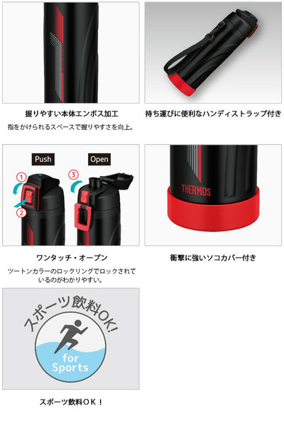 THERMOS サーモス 真空断熱スポーツボトル 1L FJI-1000