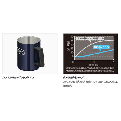 THERMOS サーモス 真空断熱マグカップ 350ml ROD-006
