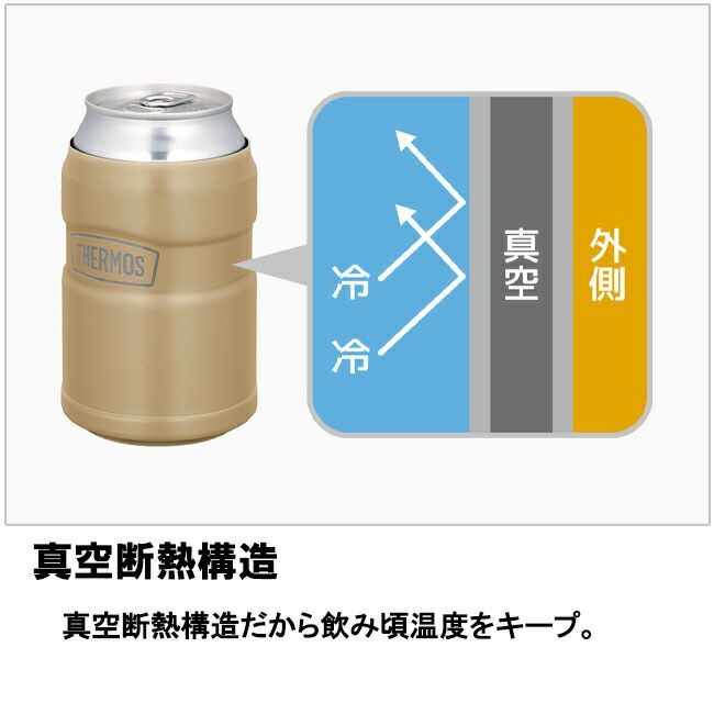 THERMOS サーモス 保冷缶ホルダー 350ml缶用 ROD-0021