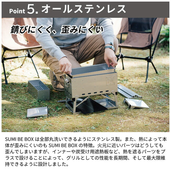 THE IRON FIELD GEAR ジアイアンフィールドギア SUMI BE BOX スミビボックス 0104-001