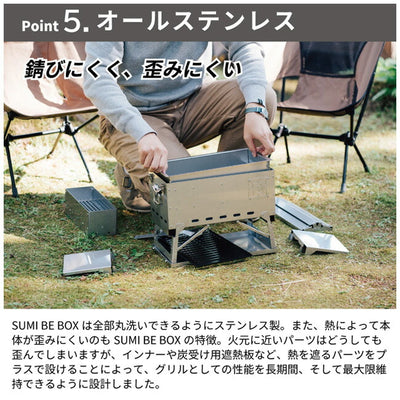 THE IRON FIELD GEAR ジアイアンフィールドギア SUMI BE BOX スミビボックス 0104-001