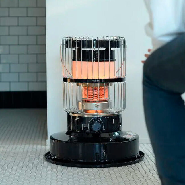 TOYOTOMI KR-47A ストーブ　黒 TOYOTOMI（トヨトミ） 対流形 石油ストーブ ダブルクリーン KR-47A(B