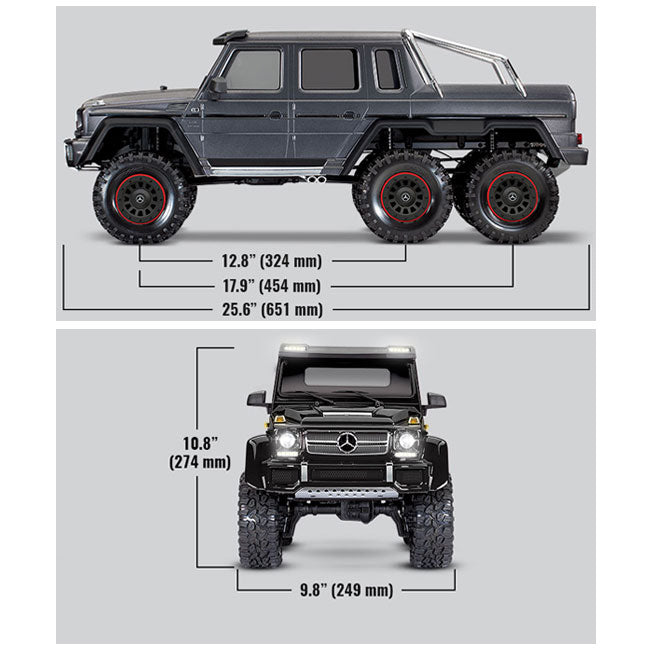 TRAXXAS トラクサス TRX-6 Mercedes-Benz G63 AMG 6×6 メルセデスベンツ 88096-4