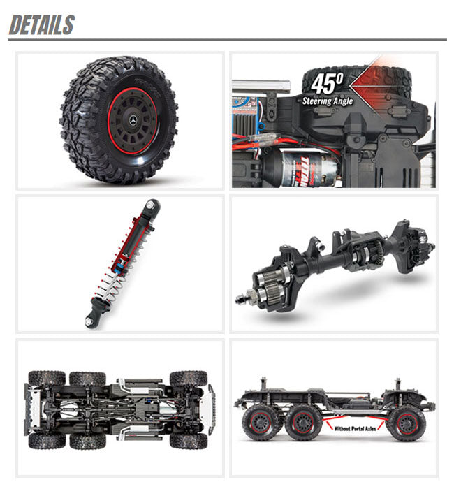 TRAXXAS トラクサス TRX-6 Mercedes-Benz G63 AMG 6×6 メルセデスベンツ 88096-4