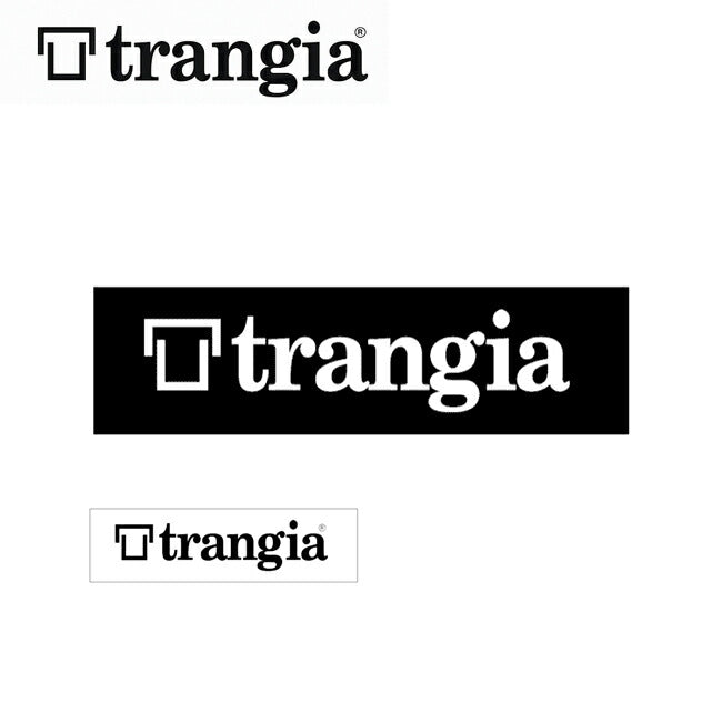 trangia トランギア トランギアステッカーL TR-ST-BK2/TR-ST-WT2
