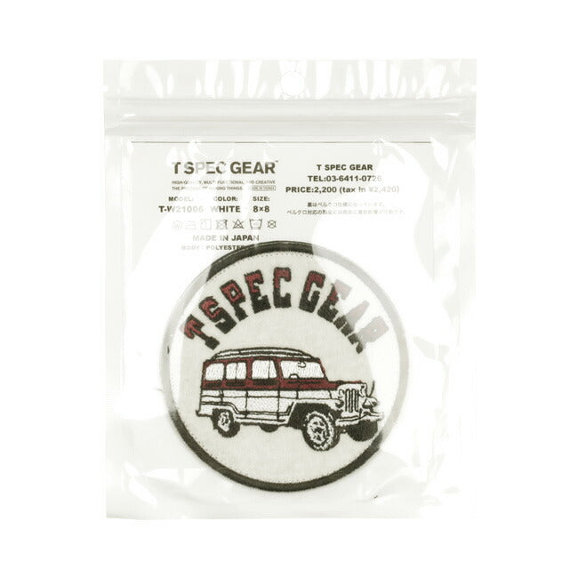 T SPEC GEAR ティースペックギア ワッペン(4WD) T-W21006