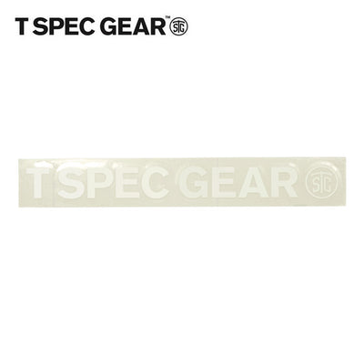 T SPEC GEAR ティースペックギア ステンシルステッカー ホワイト T-S21002