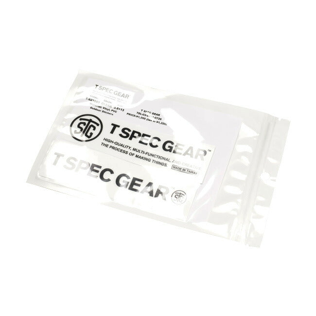 T SPEC GEAR ティースペックギア ステッカー2枚セット T-S21001
