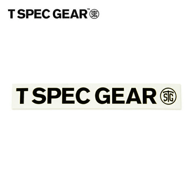 T SPEC GEAR ティースペックギア ステンシルステッカー ブラック T-S21003