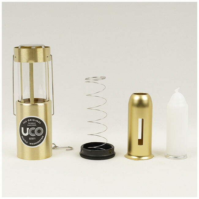 UCO ユーシーオー ランタン キャンドルランタン(ブラス) – アウトドア