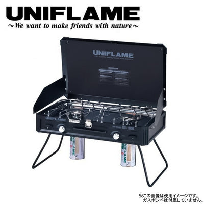 UNIFLAME ユニフレーム ツインバーナー ブラックLTD US-1900