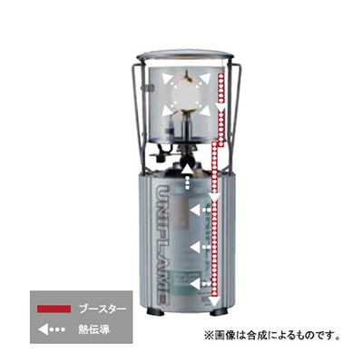 UNIFLAME ユニフレーム フォールディングガスランタン UL-X クリア 620106