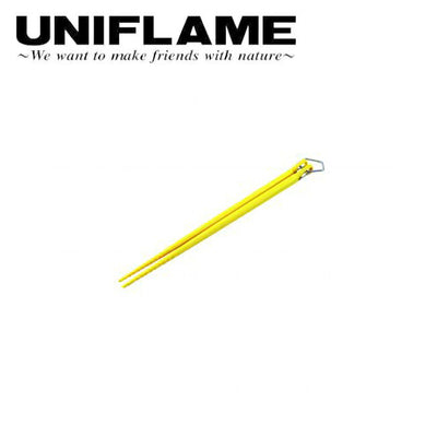 UNIFLAME ユニフレーム カラ箸 イエロー 666500