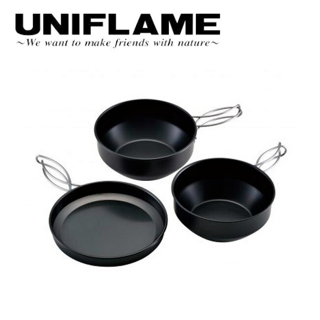 UNIFLAME ユニフレーム トレイルポット3 ブラック 667828