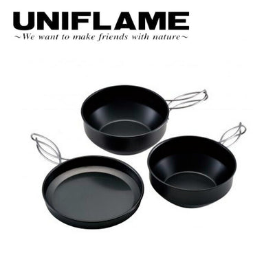 UNIFLAME ユニフレーム トレイルポット3 ブラック 667828
