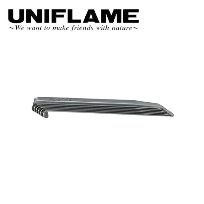 UNIFLAME ユニフレーム ステンレスペグ 6本セット 681534