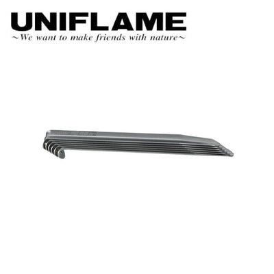 UNIFLAME ユニフレーム ステンレスペグ 6本セット 681534