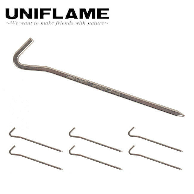 UNIFLAME ユニフレーム ジュラパワーペグ200 6本セット 681626【メール便・代引き不可】