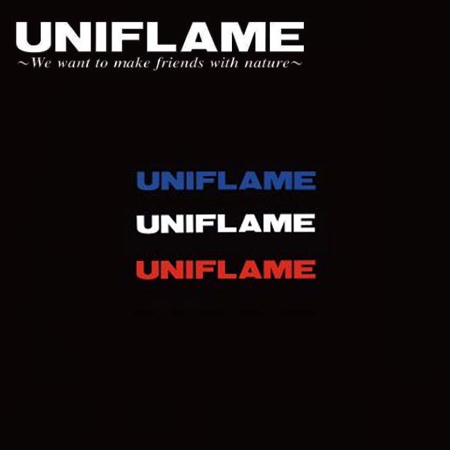 UNIFLAME ユニフレーム UF ロゴステッカー小トリオ 690116